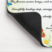 Flutter nach Gedicht Maus Pad Mousepad (Ecke)