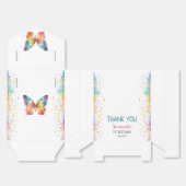 Flutter On Over Rainbow Butterfly 1st Birthday Geschenkschachtel (Ungefaltet)