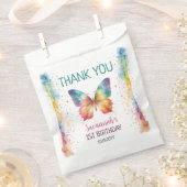 Flutter On Over Rainbow Butterfly 1st Birthday Geschenktütchen (Ausgeschnitten)