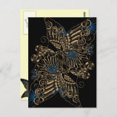 Flutter Postkarte (Vorne/Hinten)