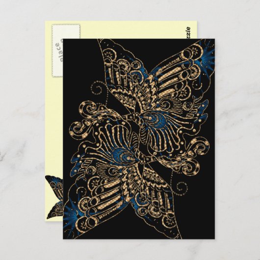 Flutter Postkarte (Vorne/Hinten)