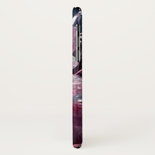 Flutter & Sparkle: Pink Butterfly iPhone Case (Hinten/Links)