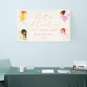 Flutter und Twirl Enchanted Fairy Baby Shower Banner (Messeveranstaltung)