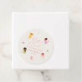 Flutter und Twirl Enchanted Fairy Baby Shower Geschenkanhänger (Beispiel)