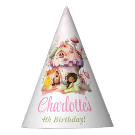 Flutter und Twirl Fairy Birthday Party Party Hat Partyhütchen