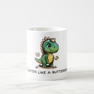 Flutter wie ein Schmetterling Kaffeetasse