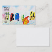 Flutterbies Visitenkarten Visitenkarte (Vorne/Hinten)