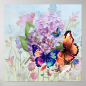 Flutterblüten Poster (Vorne)
