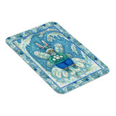 FLUTTERBUN WINTER WONDERLAND, FUNNY BUNNY RABBBIT MAGNET (Rechte Seite)
