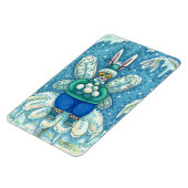 FLUTTERBUN WINTER WONDERLAND, FUNNY BUNNY RABBBIT MAGNET (Linke Seite)