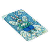 FLUTTERBUN WINTER WONDERLAND, FUNNY BUNNY RABBBIT MAGNET (Rechte Seite)