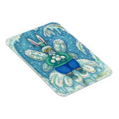 FLUTTERBUN WINTER WONDERLAND, FUNNY BUNNY RABBBIT MAGNET (Rechte Seite)