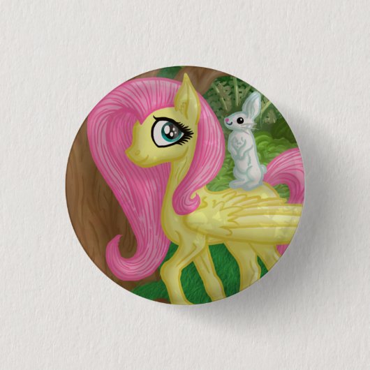 Flutterbutton Button (Vorderseite)