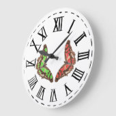 Flutterby 1 große wanduhr (Winkel)