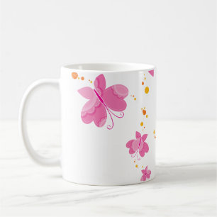 FLUTTERBY BUTTERFLIES :: Reihe von drei 1 Kaffeetasse