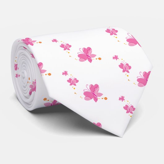 FLUTTERBY BUTTERFLIES :: Reihe von drei 1 Krawatte (Gerollt)