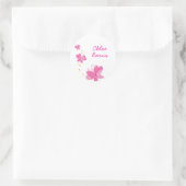 FLUTTERBY BUTTERFLIES :: Reihe von drei 1 Runder Aufkleber (Tasche)