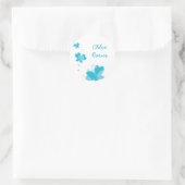 FLUTTERBY BUTTERFLIES :: Reihe von drei 2 Runder Aufkleber (Tasche)