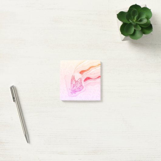 Flutterby Butterfly Post-it Notes Klebezettel (Büro)