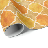 Flutterby Fall geometrisch Geschenkpapier (Rolleneckpunkt)