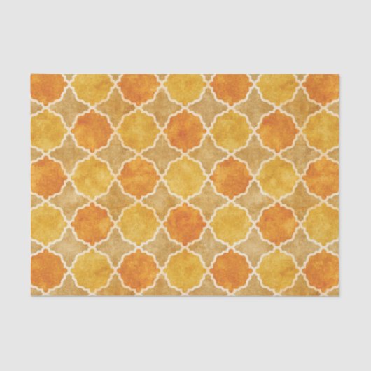 Flutterby Fall geometrisch Seidenpapier (Vorderseite)