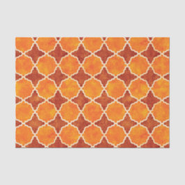 Flutterby Fall geometrisches Brown Seidenpapier