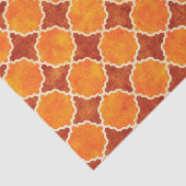 Flutterby Fall geometrisches Brown Seidenpapier (Ausschnitt)