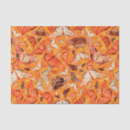 Flutterby Fall-Schmetterlinge orange Seidenpapier