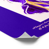 Flutterby-Fee (Damson) Poster (Ecke)