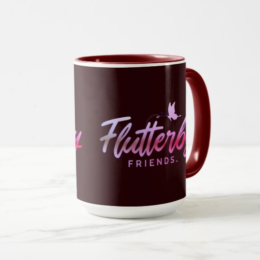 Flutterby Friends Tasse (VorderseiteRechts)
