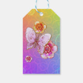 Flutterby Graffiti Jeweled ITS A MIRL BIRTHDAY Geschenkanhänger (Rückseite)