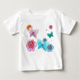 Flutterby Graffiti Juwelen für BABY Baby T-shirt