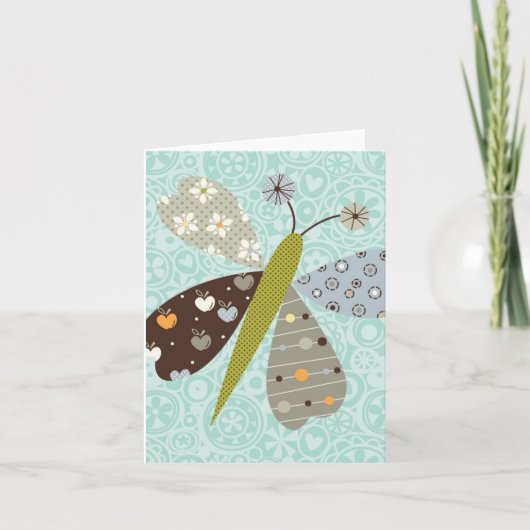 Flutterby note card karte (Vorderseite)