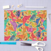 Flutterby Sommer-Schmetterlinge Mehrfarben Seidenpapier (Handwerk)