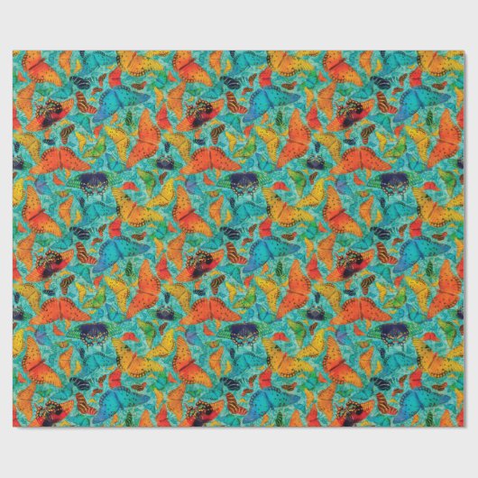 Flutterby tägliche Schmetterlinge Geschenkpapier (Flach)