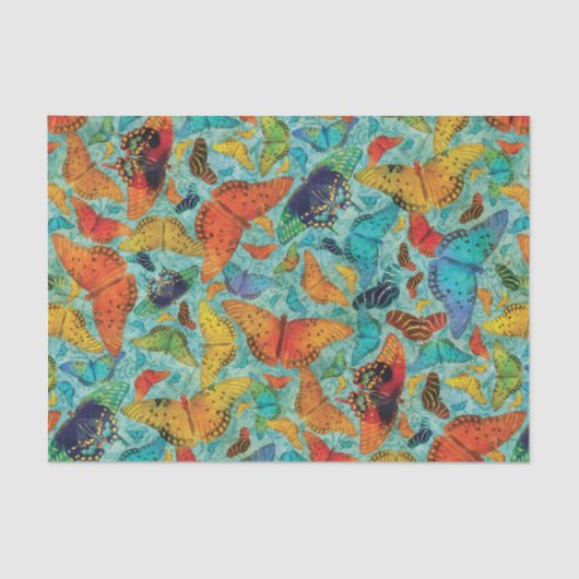 Flutterby tägliche Schmetterlinge Seidenpapier (Vorderseite)