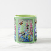 Flutterbyes and Hummers & Summer Mugs & Cups Tasse (Zentrum)