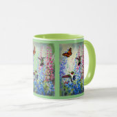 Flutterbyes and Hummers & Summer Mugs & Cups Tasse (VorderseiteRechts)