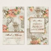 Flutterbyes 'n Rose Elegante Hochzeit (Vorne & Hinten)