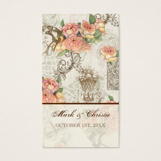 Flutterbyes 'n Rose Elegante Hochzeit (Vorderseite)