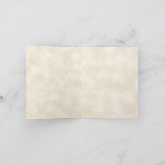 Flutterbyes 'n Tulips Elegant Wedding Vielen Dank Dankeskarte (Innenseite)