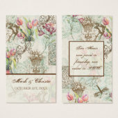 Flutterbyes 'n Tulips Elegante Hochzeit (Vorne & Hinten)
