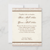 Flutterbyes 'n Tulips Elegante Hochzeit Einladung (Rückseite)