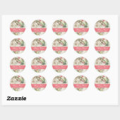 Flutterbyes 'n Tulips Elegante Wedding Stickers (Blatt)