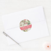 Flutterbyes 'n Tulips Elegante Wedding Stickers (Umschlag)