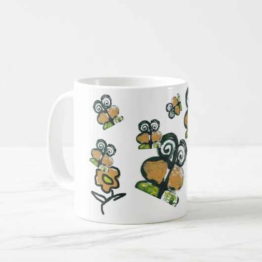 Flutterbys durch RobynHood Kaffeetasse (Vorderseite Links)