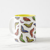 Flutterbys Zweifarbige Tasse (Vorderseite Links)