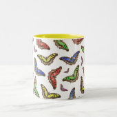 Flutterbys Zweifarbige Tasse (Mittel)