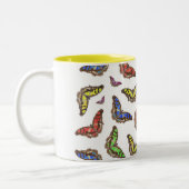 Flutterbys Zweifarbige Tasse (Links)