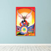 Flutterer's Delight Leinwanddruck (Insitu (Holzboden))